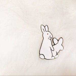 Banging Bunnies 🤭 Pin Brooch 🐰